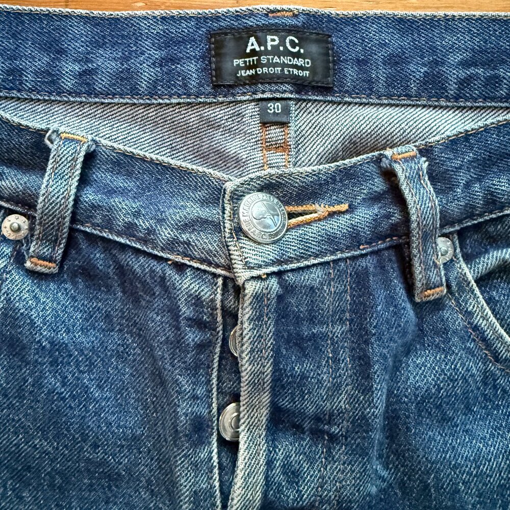 A.P.C. Petit New Standard jeans SIZE 30- Classic worn in!